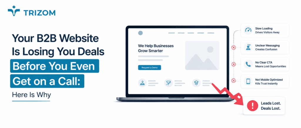 Your B2B Website Is Losing You Deals Before You Even Get on a Call: Here Is Why