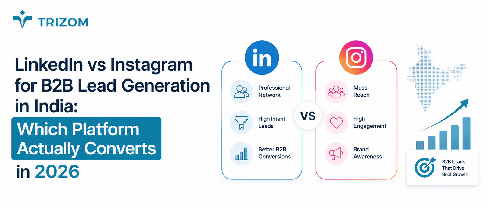 LinkedIn vs Instagram for B2B Lead Generation in India: Which Platform Actually Converts in 2026