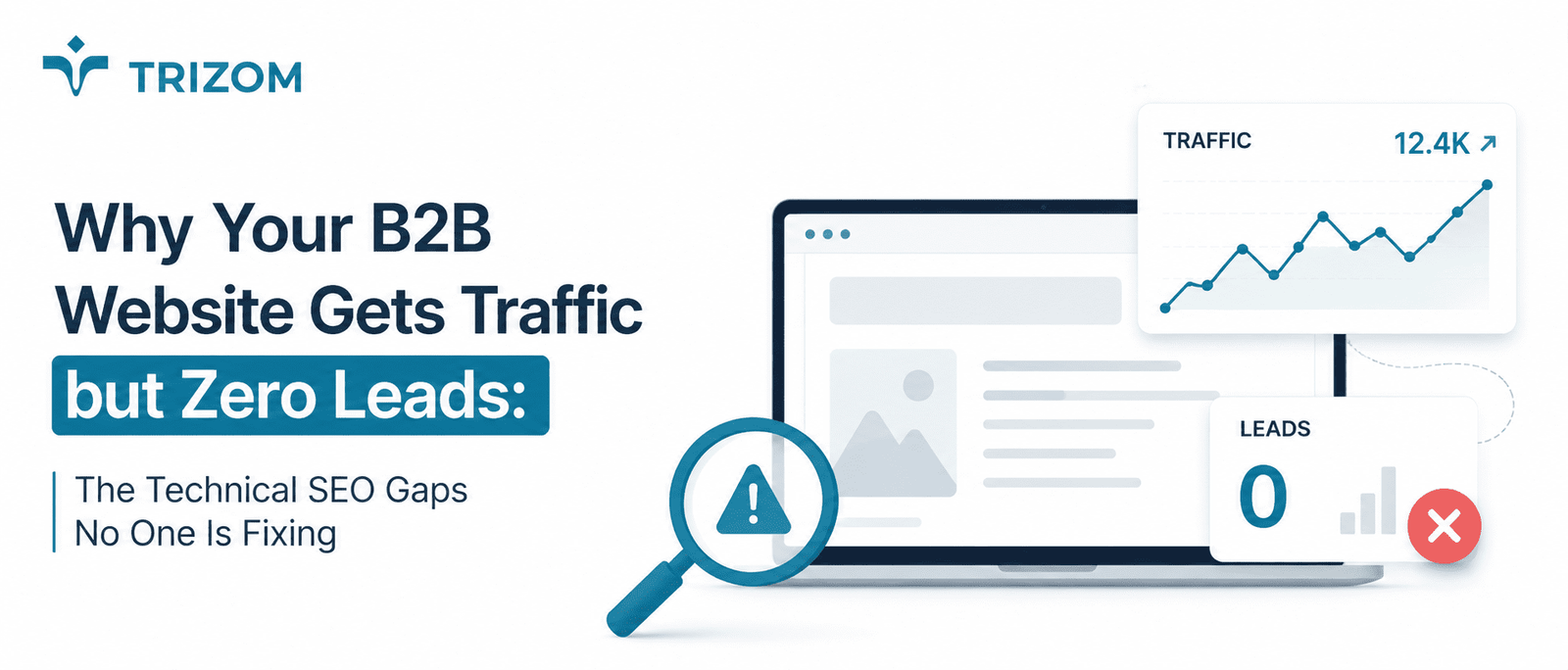 Why Your B2B Website Gets Traffic but Zero Leads: The Technical SEO Gaps No One Is Fixing